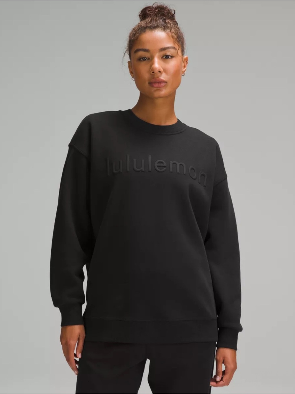 Lululemon Perfectly Oversized Crew
*Fleece
Black
